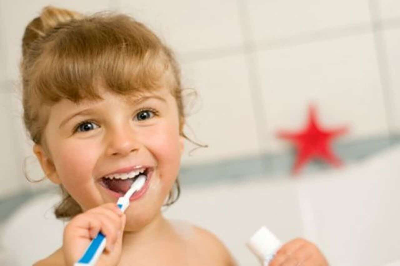Tyler TX Pediatric Dentist patient brushing teeth